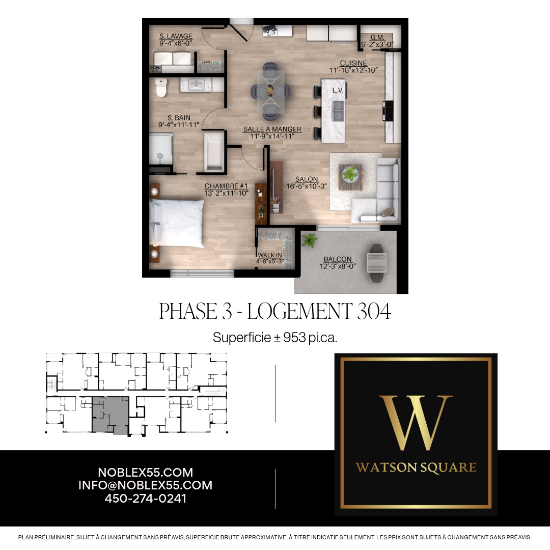 Watson Square - Phase 3 - Logement 304