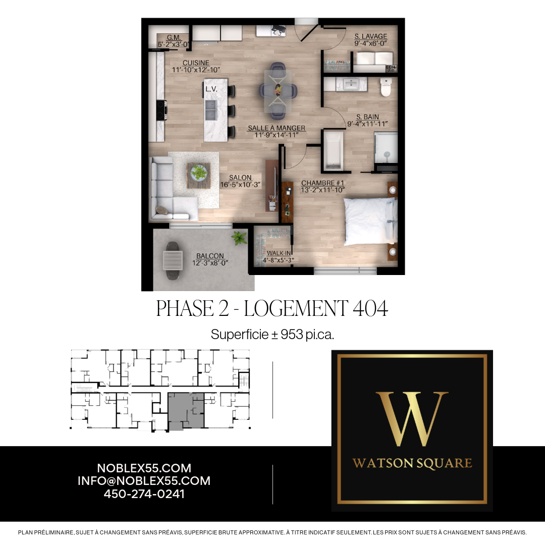 Watson Square - Phase 2 - Logement 404