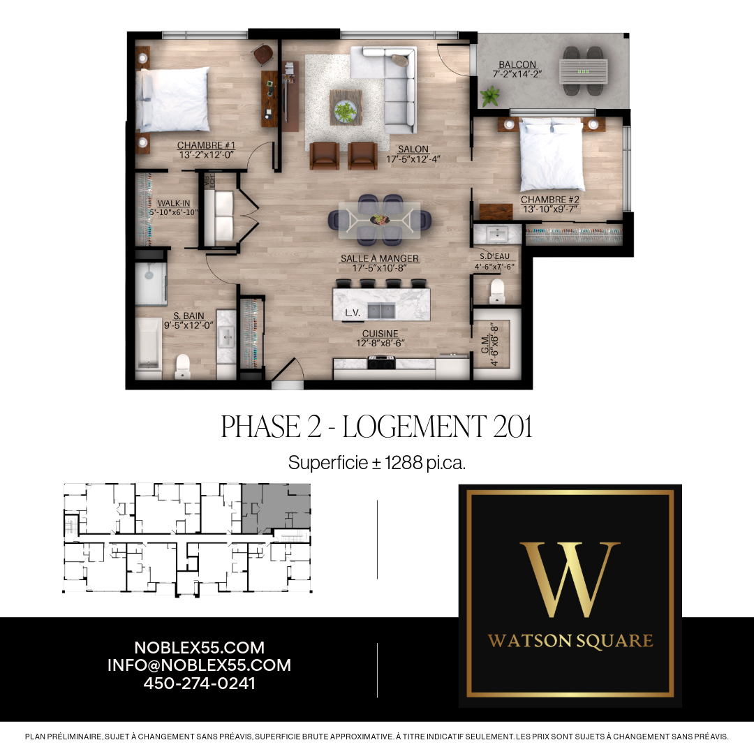 Watson Square - Phase 2 - Logement 201