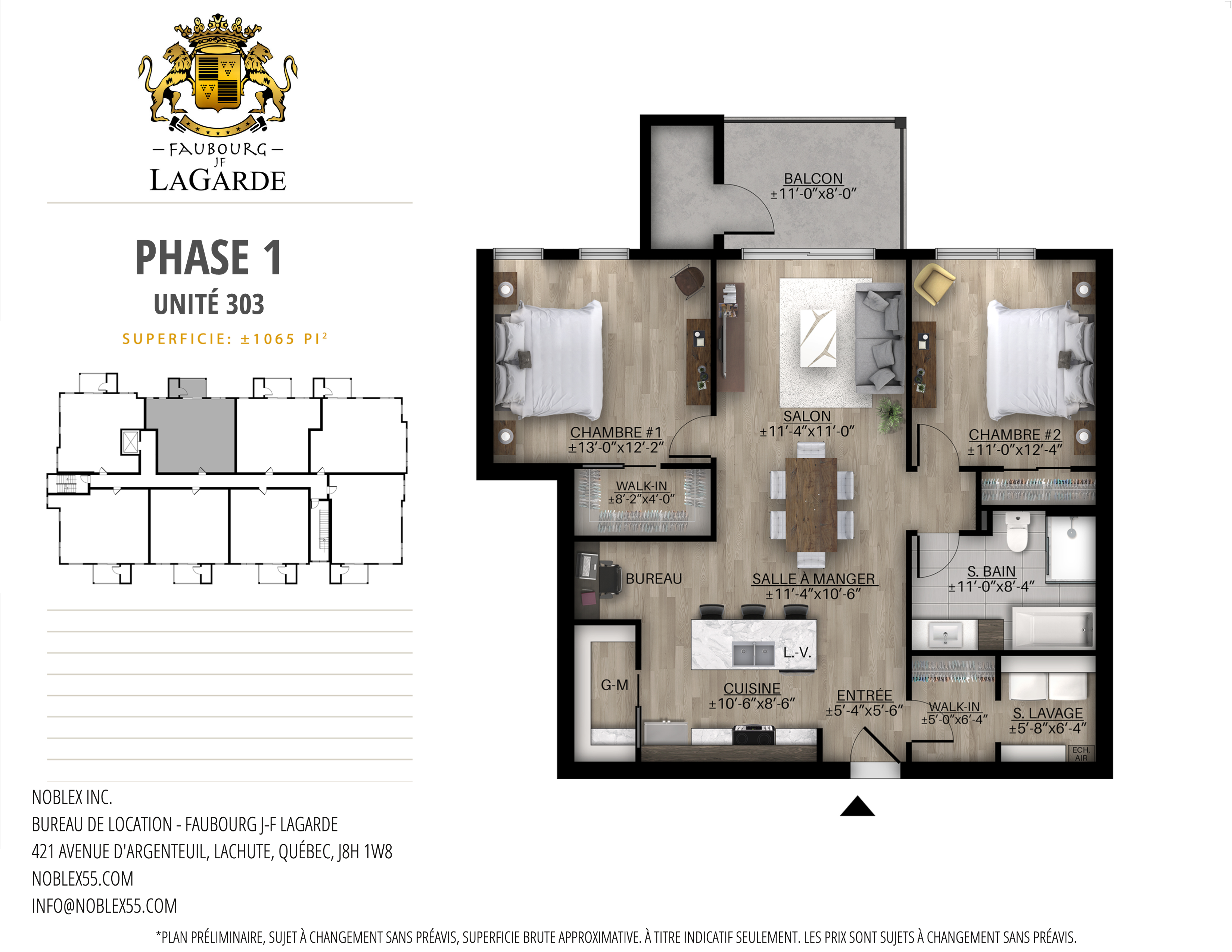 421-303 AVE D'ARGENTEUIL - DISPONIBLE À PARTIR DU 1ER JUILLET 2026