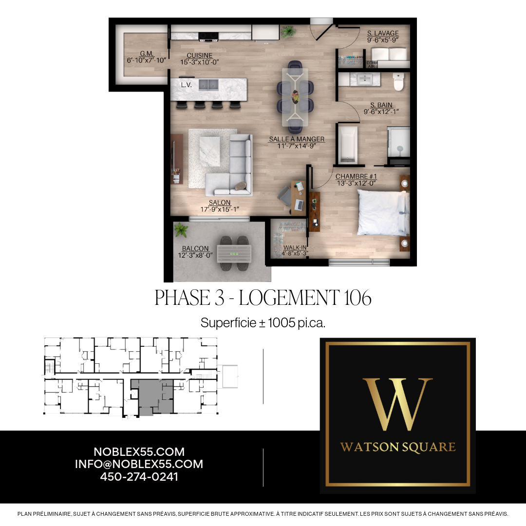 Watson Square - Phase 3 - Logement 106